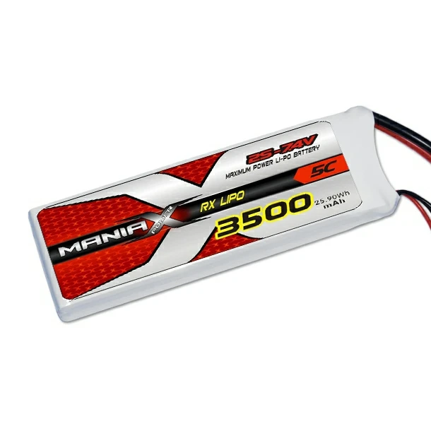 Batteria Lipo 2S-7,4 V 3500 mAh 5C RX