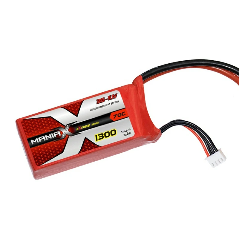 Batteria Lipo 3S-11,1 V 1300 mAh 70C