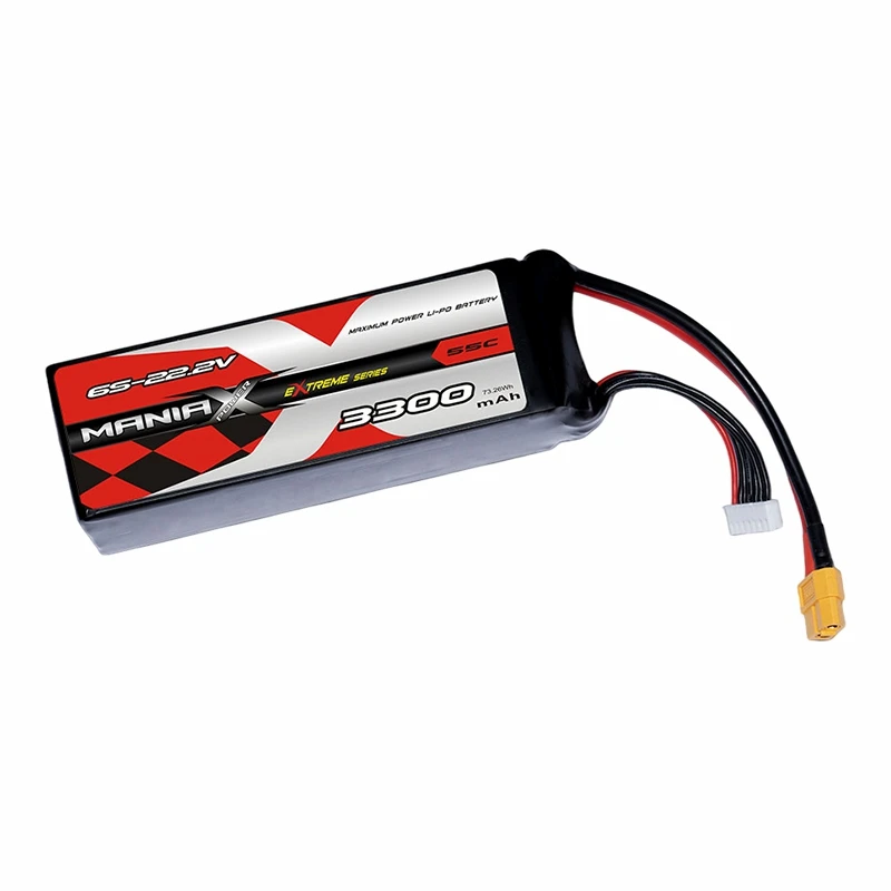 Batteria Lipo 6S-22,2 V 3300 mAh 55C