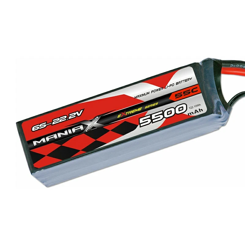 Batteria Lipo 6S-22,2 V 5500 mAh 55C