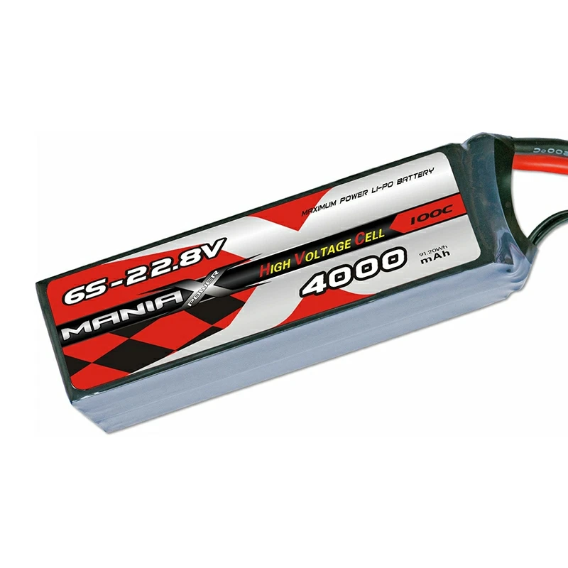 Batteria Lipo 6S-22,8 V 4000 mAh 100 C
